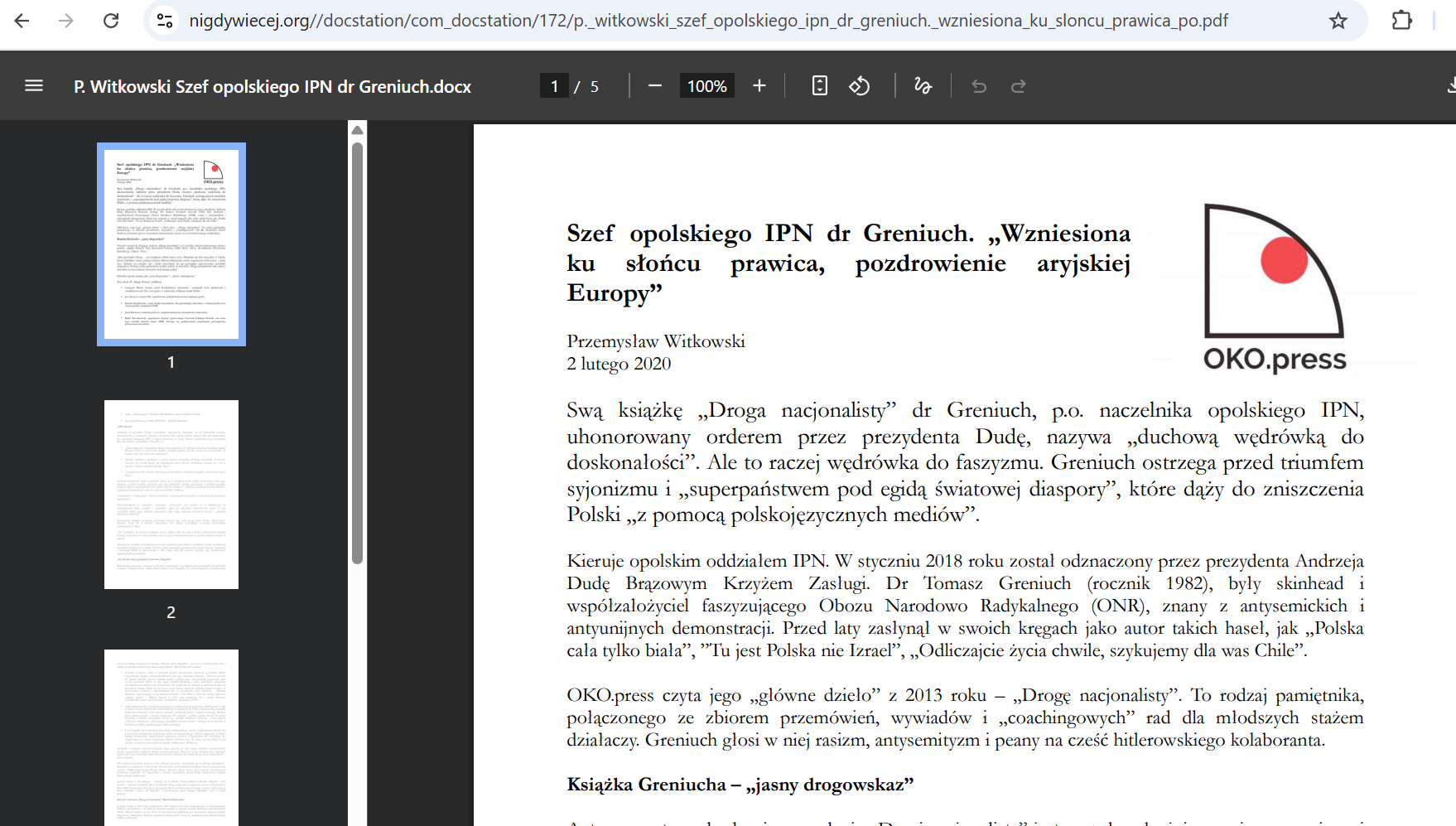 Podgląd PDF